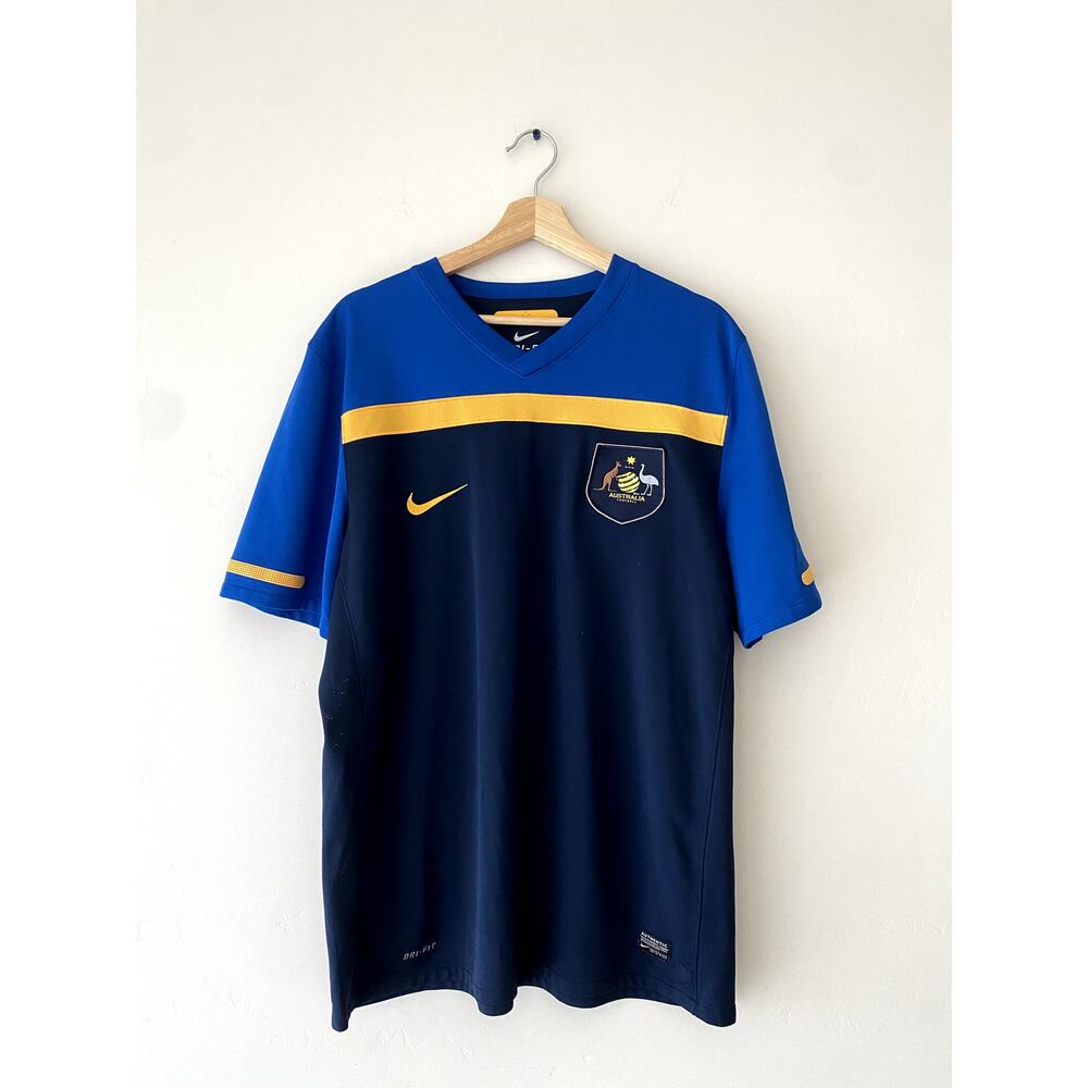 2010-11 Nike Australia Blue Soccer Football Jersey